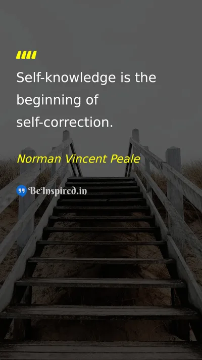 Norman Vincent Peale Picture Quote on self-improvement wisdom knowledge discipline 