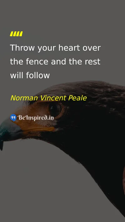 Norman Vincent Peale Picture Quote on courage action motivation faith 