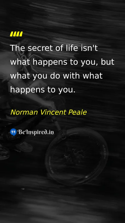 Norman Vincent Peale Picture Quote on life wisdom change 