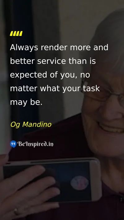 Og Mandino Picture Quote on hard-work discipline success 