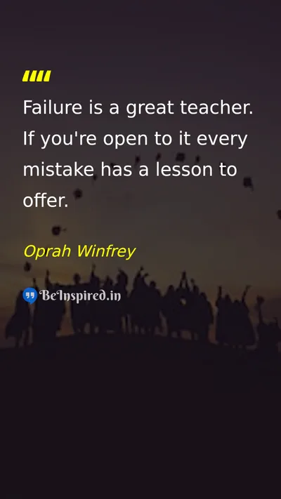 Oprah Winfrey Picture Quote on education change life wisdom 