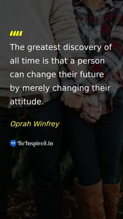 Oprah Winfrey Picture Quote on change life success self-confidence 