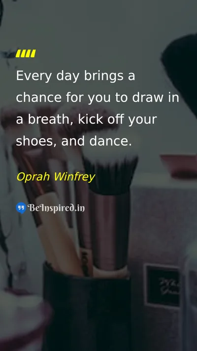 Oprah Winfrey Picture Quote on happiness life joy present-moment 
