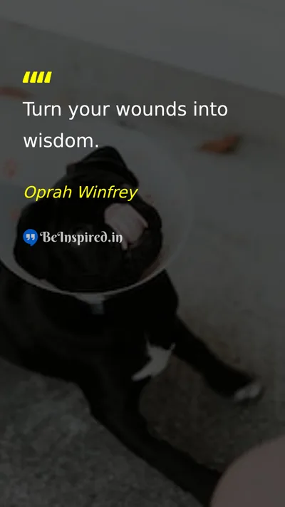 Oprah Winfrey Picture Quote on wisdom change life 