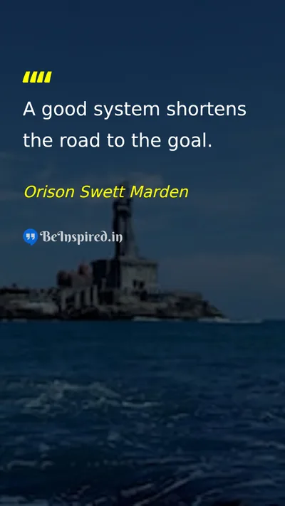 Orison Swett Marden Picture Quote on success discipline 