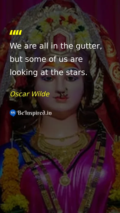 Oscar Wilde Picture Quote on hope perspective life optimism 