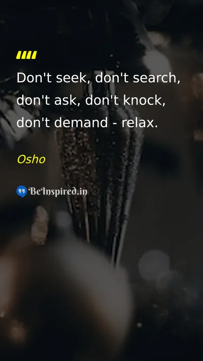 Osho Picture Quote on peace happiness life 