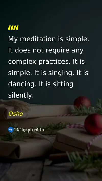 Osho Picture Quote on peace happiness 