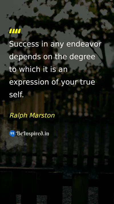 Ralph Marston Picture Quote on success self-confidence 