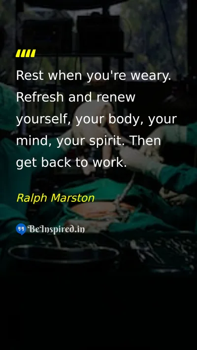 Ralph Marston Picture Quote on health discipline life 