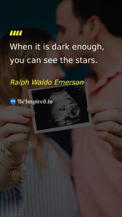 Ralph Waldo Emerson Picture Quote on hope adversity life 
