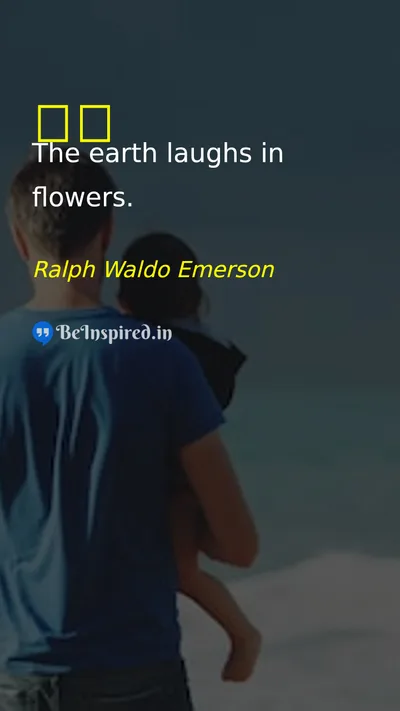 Ralph Waldo Emerson Picture Quote on smile 