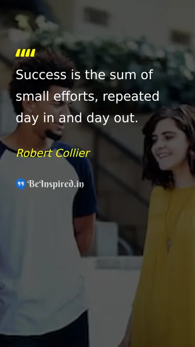 Robert Collier Picture Quote on success hard-work discipline life 