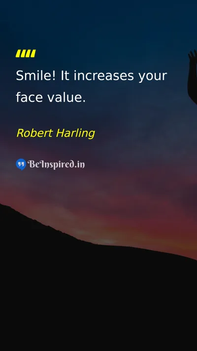Robert Harling Picture Quote on happiness beauty self-confidence appearance 