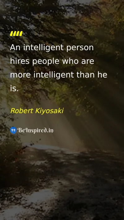 Robert Kiyosaki Picture Quote on leadership wisdom success 