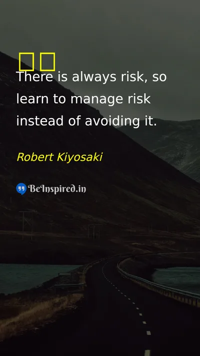 Robert Kiyosaki  Picture Quote on discipline,courage,success,leadership