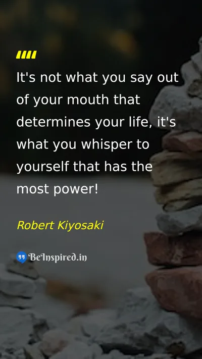 Robert Kiyosaki Picture Quote on self-confidence life discipline 