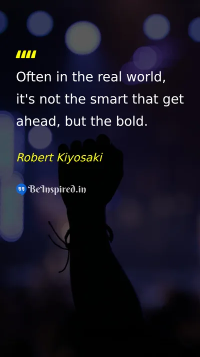 Robert Kiyosaki Picture Quote on courage success 