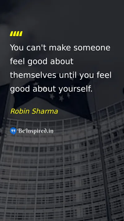 Robin Sharma Picture Quote on self-confidence happiness life 