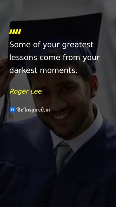 Roger Lee Picture Quote on life wisdom change motivation 