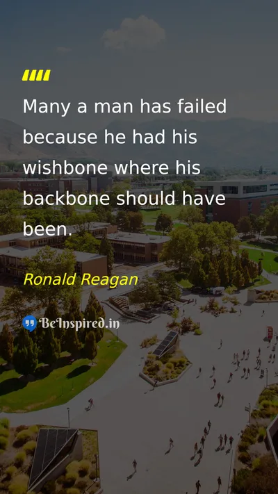 Ronald Reagan Picture Quote on discipline hard-work success 
