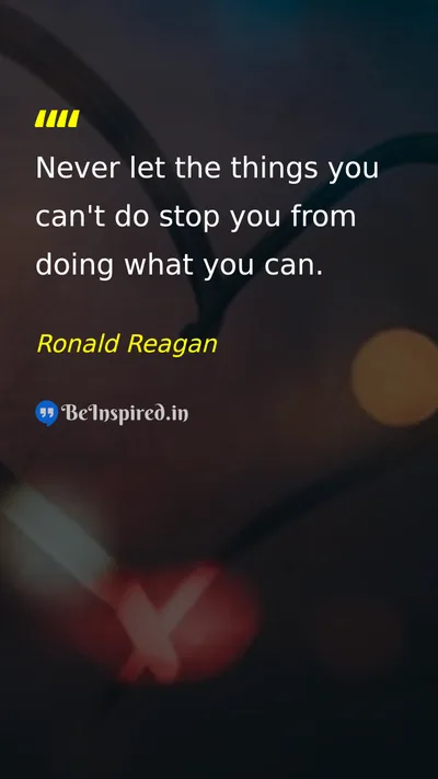 Ronald Reagan Picture Quote on motivation hard-work action 