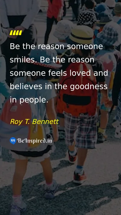 Roy T. Bennett Picture Quote on love happiness kindness humanity 