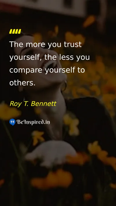 Roy T. Bennett Picture Quote on self-confidence wisdom 