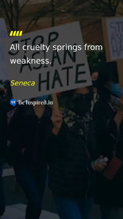 Seneca Picture Quote on wisdom humanity 