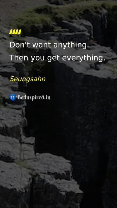 Seungsahn Picture Quote on happiness peace 