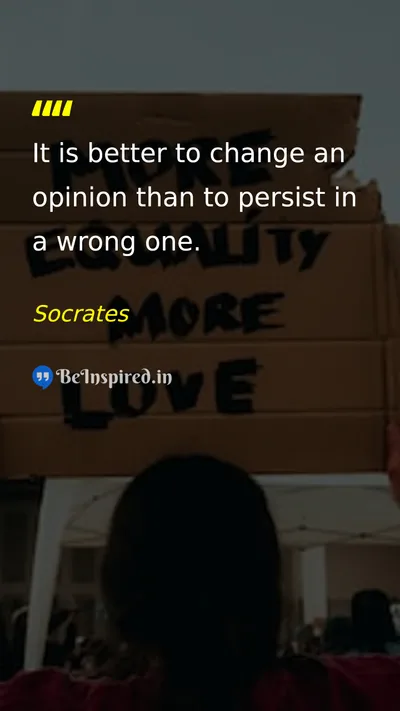 Socrates Picture Quote on change wisdom discipline 
