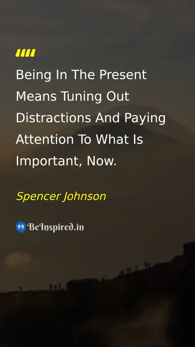 Spencer Johnson Picture Quote on life discipline 
