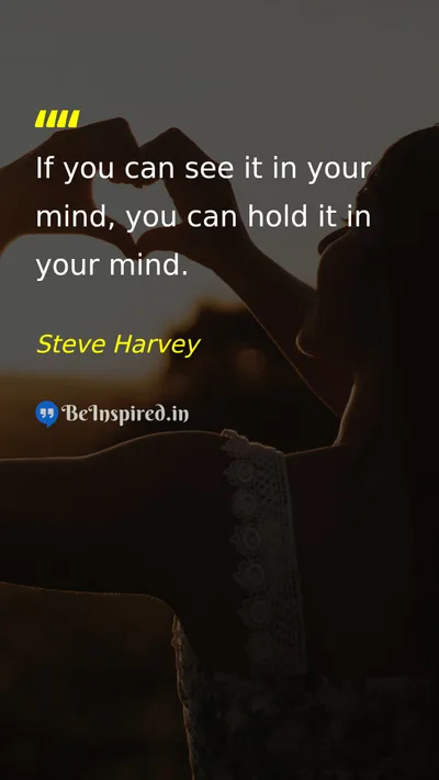 Steve Harvey Picture Quote on dream success self-confidence 