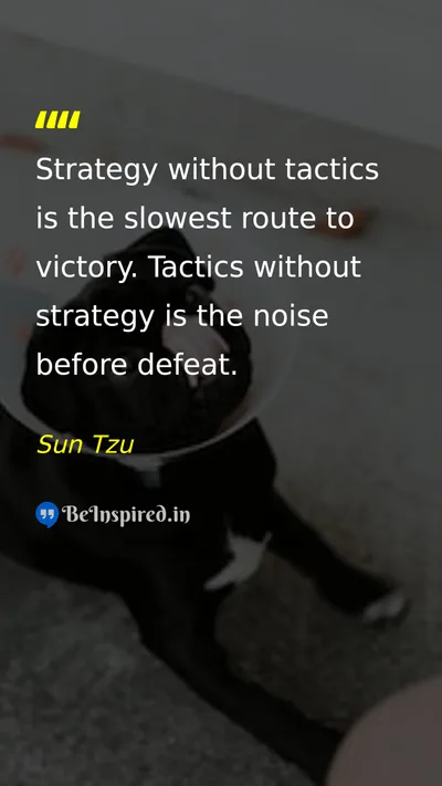 Sun Tzu Picture Quote on strategy tactics victory 