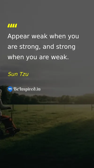 Sun Tzu Picture Quote on strategy leadership wisdom courage 