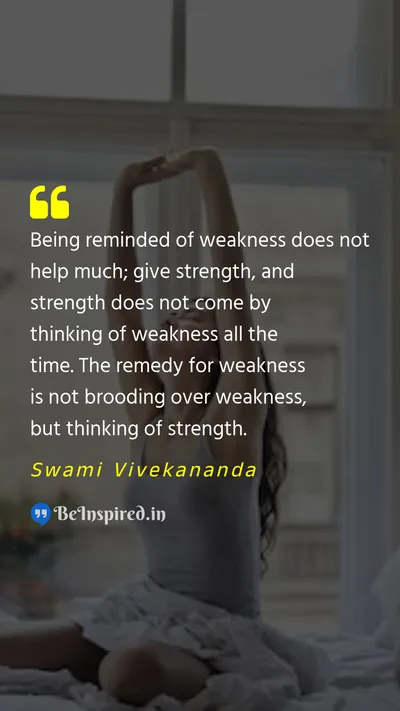 Swami Vivekananda Picture Quote on motivational self-improvement 