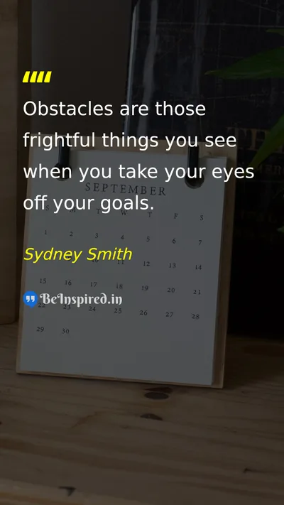 Sydney Smith Picture Quote on success discipline hard-work 