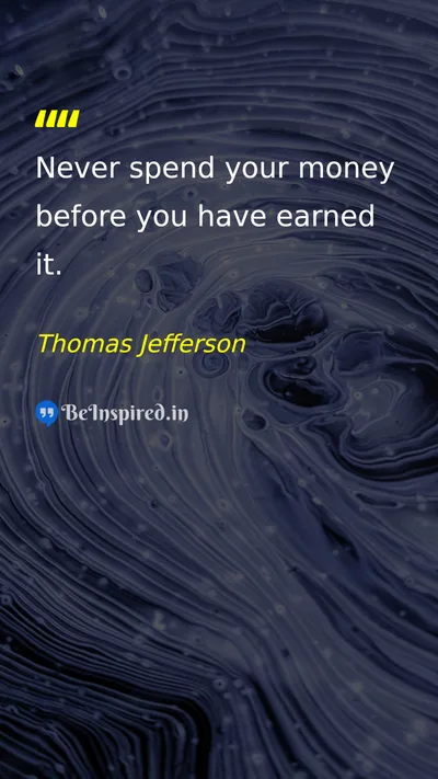 Thomas Jefferson Picture Quote on discipline wisdom 