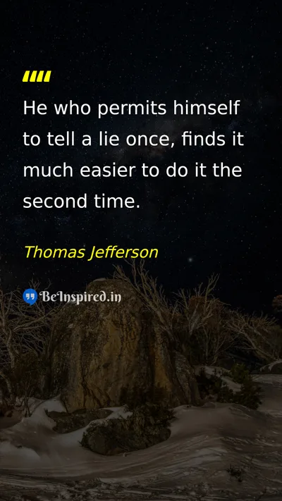 Thomas Jefferson Picture Quote on discipline wisdom truth morality 