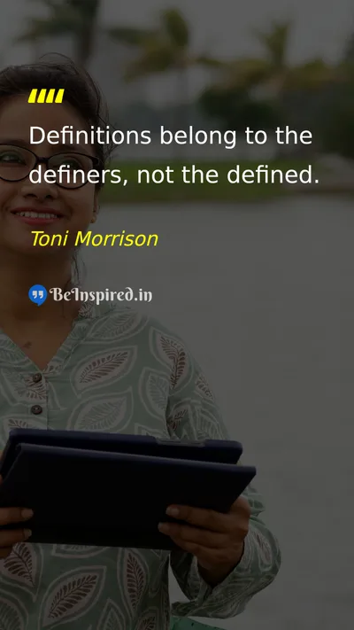 Toni Morrison Picture Quote on life wisdom 