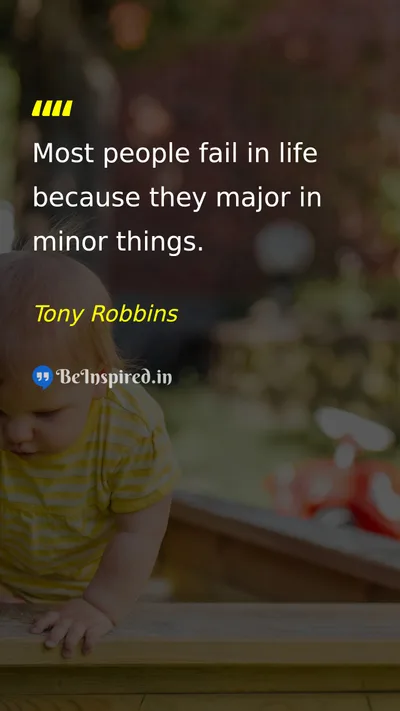 Tony Robbins Picture Quote on success life discipline wisdom 