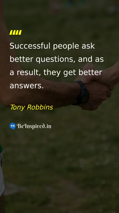 Tony Robbins Picture Quote on success wisdom growth learning 
