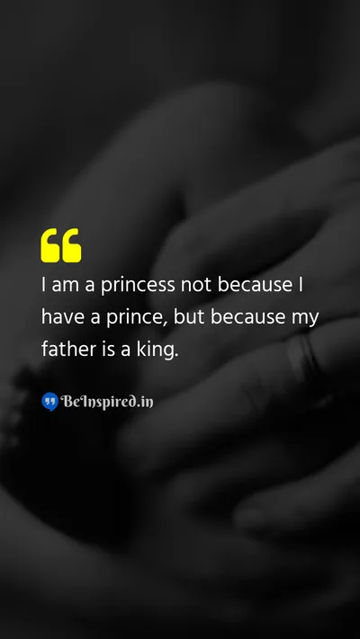 Unknown Picture Quote on father daughter love 