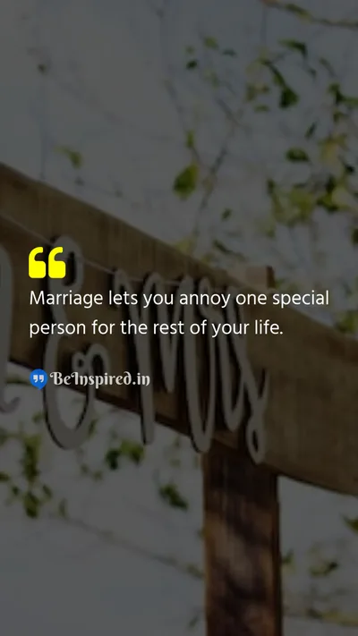 Unknown Picture Quote on marriage humor annoy 