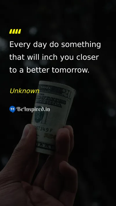 Unknown Picture Quote on hard-work life future 