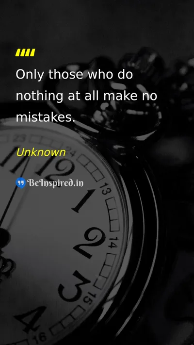 Unknown Picture Quote on mistakes action failure learning 
