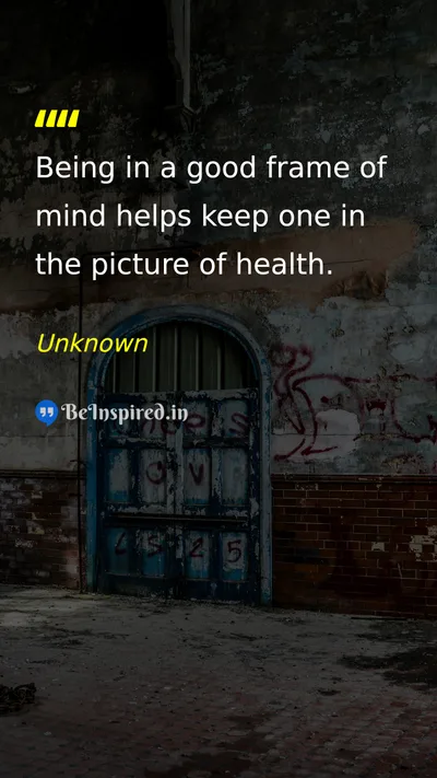 Unknown Picture Quote on health happiness 