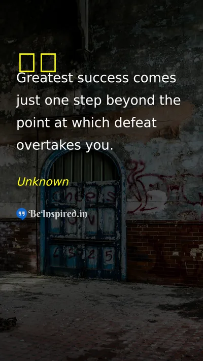 Unknown Picture Quote on success perseverance motivational hard-work 