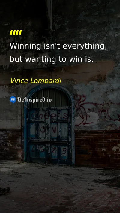 Vince Lombardi Picture Quote on success discipline motivation hard-work 