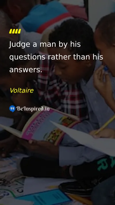 Voltaire Picture Quote on wisdom life 
